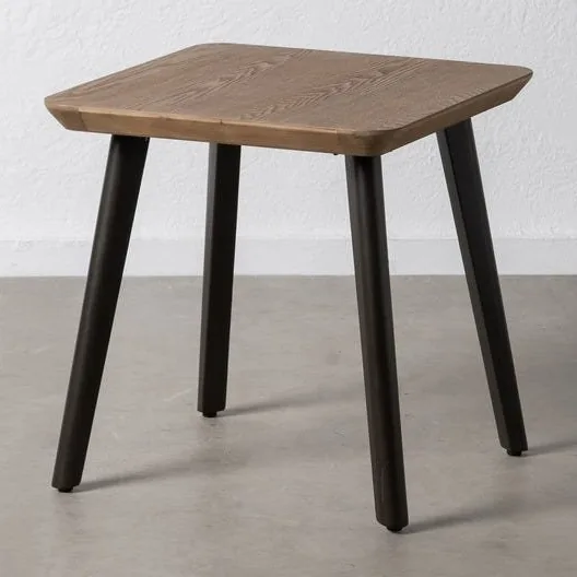 Table d'Appoint Naturel-noir Ixia 58cm