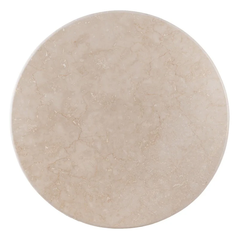 Table à Manger Manguier Marbre Ixia 120cm, vue sur fond blanc