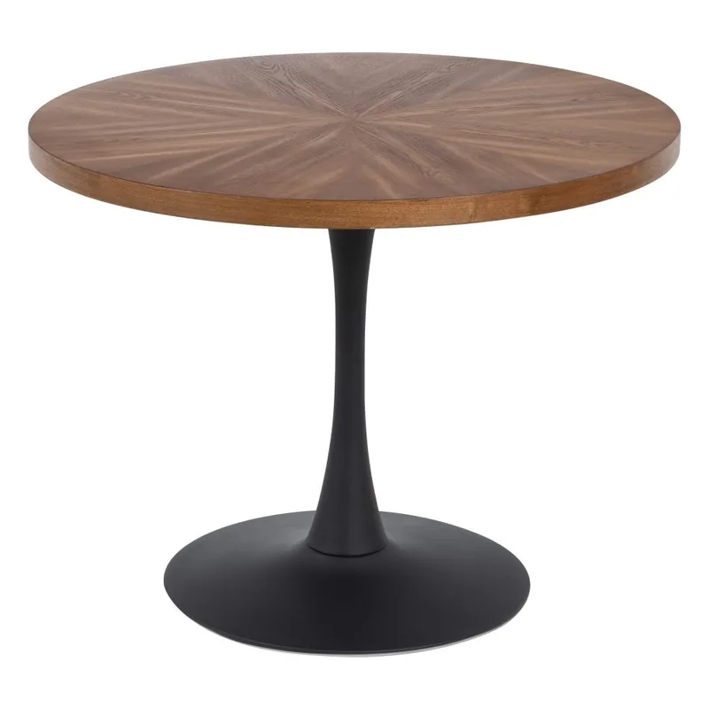 Table à Manger Naturel-noir Ixia 100cm