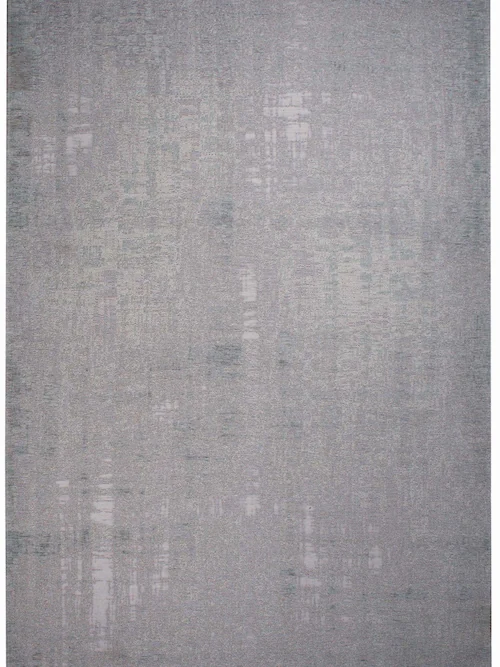 Tapis Grunge gris effet usé tissé à plat, vu de dessus
